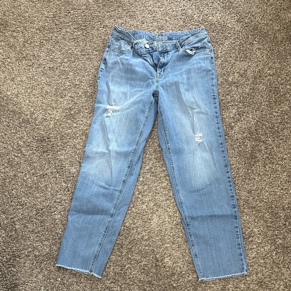 Maurices Light Blue Ankle Jeans